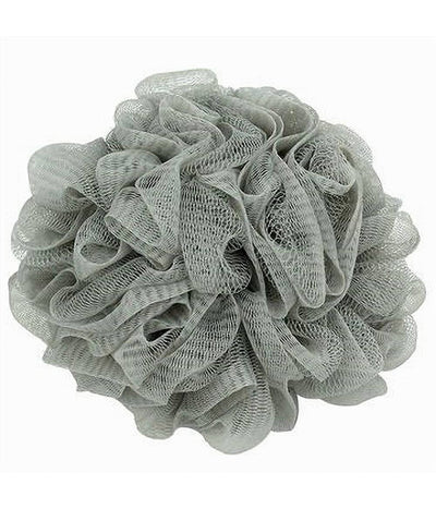 Set 2pz Spugna Rete Spugnetta Doccia Bagno Esfoliazione Pelle Corpo Grigia 79581