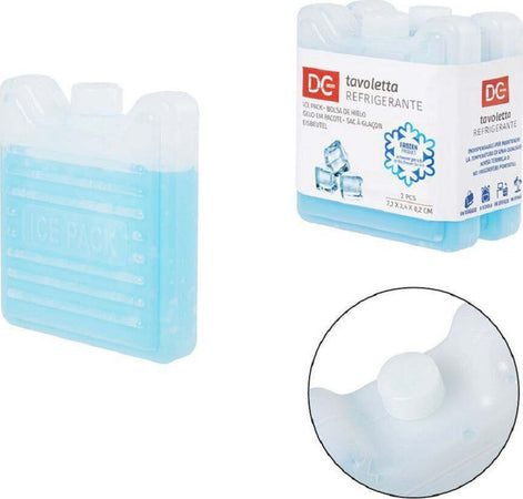 Set 2pz Tavoletta Refrigerante 7.2x2.4x8.2cm Trasparente Borse Termiche 0225399 Casa e cucina/Utensili da cucina/Accessori vino e bar/Stampi per ghiaccio Trade Shop italia - Napoli, Commerciovirtuoso.it