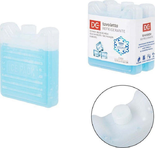 Set 2pz Tavoletta Refrigerante 7.2x2.4x8.2cm Trasparente Borse Termiche 0225399 Casa e cucina/Utensili da cucina/Accessori vino e bar/Stampi per ghiaccio Trade Shop italia - Napoli, Commerciovirtuoso.it