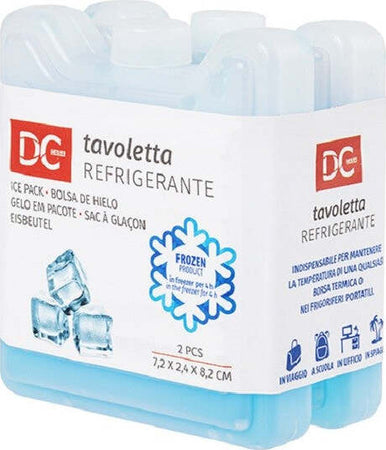 Set 2pz Tavoletta Refrigerante 7.2x2.4x8.2cm Trasparente Borse Termiche 0225399 Casa e cucina/Utensili da cucina/Accessori vino e bar/Stampi per ghiaccio Trade Shop italia - Napoli, Commerciovirtuoso.it