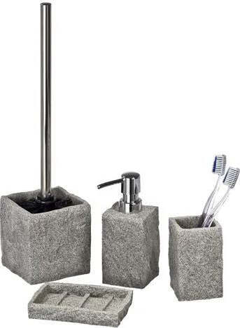 SET 3 ACCESSORI D'APPOGGIO BAGNO GRANITO IN CERAMICA Casa e cucina/Bagno/Accessori per il bagno/Accessori per il WC/Scopini e porta scopini Scontolo.net - Potenza, Commerciovirtuoso.it
