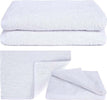 Set-3-Asciugami-Telo-Doccia-Bagno-Per-Hotel-Albergo-Bianco-100%-Cotone-100x150cm