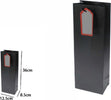 Set 3 Buste Borsa Regalo Sacchetto Targhetta Bottiglie 36x12.5x8.5cm 69891 Nera Casa e cucina/Hobby creativi/Articoli per confezioni regalo/Sacchetti da regalo Trade Shop italia - Napoli, Commerciovirtuoso.it