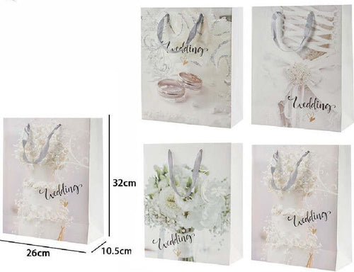 Set 3 Buste Busta Regalo 26x32x10.5cm Scritta Wedding Per Nozze Matrimonio 67743 Casa, arredamento e bricolage > Prodotti per Feste Trade Shop italia - Napoli, Commerciovirtuoso.it