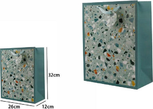 Set 3 Buste Busta Regalo 26x32x12cm Borsa Astratto Veneziano 65907 Vari Colori Prodotti per Feste Trade Shop italia - Napoli, Commerciovirtuoso.it