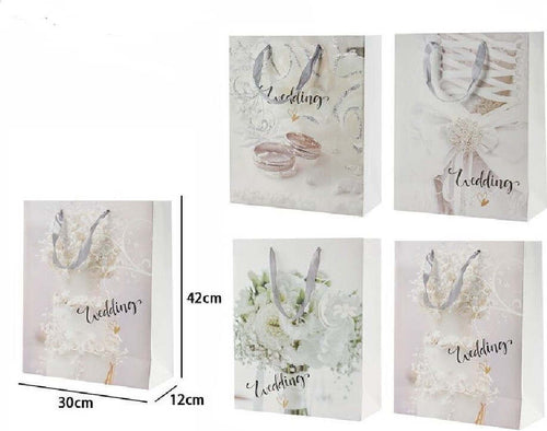 Set 3 Buste Busta Regalo 30x42x12 Cm Scritta Wedding Per Nozze Matrimonio 67744 Casa, arredamento e bricolage > Prodotti per Feste Trade Shop italia - Napoli, Commerciovirtuoso.it