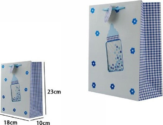 Set-3-Buste-Da-Regalo-18x23x10-Cm-Fantasia-Biberon-Maschio-Femmina-Nascita-65912