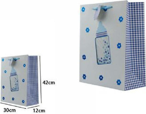 Set 3 Buste Da Regalo 30x42x12 Cm Fantasia Biberon Maschio Femmina Nascita 65914 Casa e cucina/Hobby creativi/Articoli per confezioni regalo/Sacchetti da regalo Trade Shop italia - Napoli, Commerciovirtuoso.it