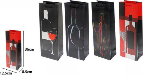 Set 3 Buste Da Regalo 36x12.5x8.5cm Sacchetto Vino Bottiglie 69896 Varie Fantasie Casa, arredamento e bricolage > Prodotti per Feste Trade Shop italia - Napoli, Commerciovirtuoso.it