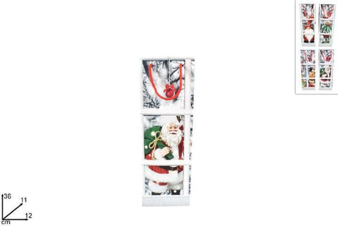 Set 3 Buste Regalo Stampa Finestra Con Paesaggi Innevati Manici Rossi 36x12x11cm Casa, arredamento e bricolage > Prodotti per Feste > Prodotti Natalizi Trade Shop italia - Napoli, Commerciovirtuoso.it