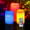 SET 3 CANDELE LED LUCE RGB CANDELA TELECOMANDO FUOCO FINTO CROMOTERAPIA MASSAGGI Illuminazione/Illuminazione per interni/Illuminazione speciale/Candele LED Trade Shop italia - Napoli, Commerciovirtuoso.it