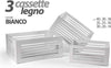 Set-3-Cassette-Legno-Centrotavola-Arredo-Moderno-Classico-H18/16/14cm-Bianco-799594
