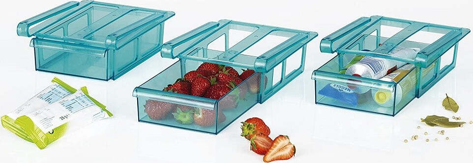 Set 3 Cassetto A Morsetti Frigorifero 20,5x15x7cm Facile Da Appendere Frigoriferi Casa, arredamento e bricolage > Cucina > Accessori cucina Trade Shop italia - Napoli, Commerciovirtuoso.it