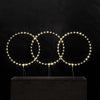 Set 3 cerchi luminosi luci di natale con luce calda classic 105microled Casa e cucina/Decorazioni per interni/Addobbi e decorazioni per ricorrenze/Decorazioni natalizie/Luci natalizie/Catene luminose per esterni MagiediNatale.it - Altamura, Commerciovirtuoso.it