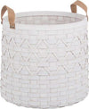 Set 3 ceste tonde Lisette Bianco con manici e in legno di abete in varie misure Casa e cucina/Decorazioni per interni/Addobbi e decorazioni per ricorrenze/Decorazioni natalizie/Oggettistica MagiediNatale.it - Altamura, Commerciovirtuoso.it