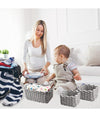 Set 3 Cestini Intrecciati Corda Cesto Porta Oggetti Organizza Decora Casa 10635