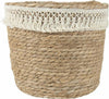 Set 3 Cestini Porta Oggetti Macramè In Fibra Naturale Vasi Decorativi Casa e cucina/Organizzazione interni/Contenitori ceste e cestini/Cestini portaoggetti/Cestini portaoggetti per le scale Decor Space - Altamura, Commerciovirtuoso.it