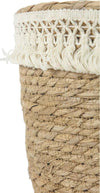 Set 3 Cestini Porta Oggetti Macramè In Fibra Naturale Vasi Decorativi Casa e cucina/Organizzazione interni/Contenitori ceste e cestini/Cestini portaoggetti/Cestini portaoggetti per le scale Decor Space - Altamura, Commerciovirtuoso.it