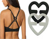 Set-3-Clip-Per-Nascondere-Le-Bretelle-Del-Reggiseno-In-Tre-Colori-A-Forma-Cuore