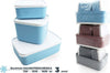 Set 3 Contenitori Barattolo Salvafreschezza Alimenti Cibi Freezer Ermetico 947676 Casa, arredamento e bricolage > Cucina > Barattoli e Contenitori Trade Shop italia - Napoli, Commerciovirtuoso.it