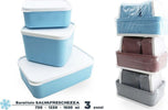 Set 3 Contenitori Barattolo Salvafreschezza Alimenti Cibi Freezer Ermetico 947676 Casa, arredamento e bricolage > Cucina > Barattoli e Contenitori Trade Shop italia - Napoli, Commerciovirtuoso.it