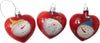 Set-3-cuori-natalizi-in-vetro-Rosso-Dipinto-Ciao-Srl