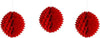 Set 3 Festoni Fiore Decorativi Rossi Carta Velina Decorazioni Addobbi Feste Casa, arredamento e bricolage > Prodotti per Feste > Festoni e Palloncini Trade Shop italia - Napoli, Commerciovirtuoso.it