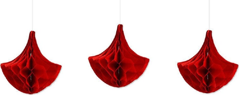 Set 3 Festoni Goccia Decorativi Rossi Carta Velina Decorazioni Addobbi Feste Casa, arredamento e bricolage > Prodotti per Feste > Festoni e Palloncini Trade Shop italia - Napoli, Commerciovirtuoso.it