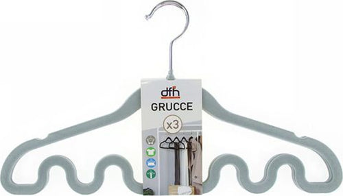 Set 3 Grucce Appendiabiti Fashion Fondo Onda Magica Colorate Shirt Accessori Top Casa e cucina/Organizzazione interni/Organizzazione guardaroba/Grucce e appendini/Grucce Trade Shop italia - Napoli, Commerciovirtuoso.it