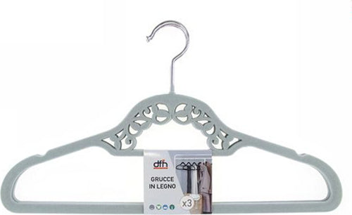 Set 3 Grucce Legno Appendiabiti Fashion Eleganti Colorate Shirt Camicie Giacche Casa e cucina/Organizzazione interni/Organizzazione guardaroba/Grucce e appendini/Grucce Trade Shop italia - Napoli, Commerciovirtuoso.it