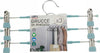 Set 3 Grucce Pantaloni In Metallo Azzurro Armadio Clip Antiscivolo Gonne Shorts Casa e cucina/Organizzazione interni/Organizzazione guardaroba/Grucce e appendini/Grucce Trade Shop italia - Napoli, Commerciovirtuoso.it