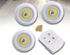 Set 3 Luci Led Cob Con Telecomando Luce Regolabile Lampada Disco Armadio Tx-9728 Illuminazione/Illuminazione per interni/Lampade/Lampade da tavolo e abat-jour Trade Shop italia - Napoli, Commerciovirtuoso.it