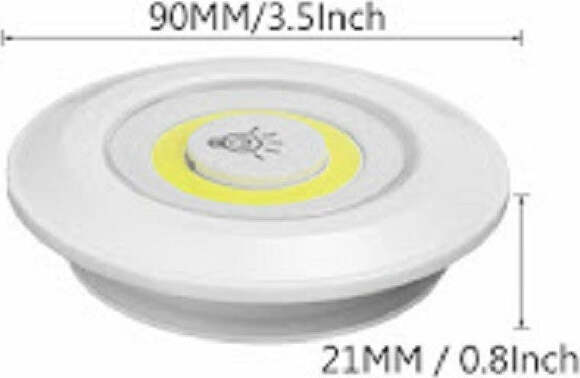 Set 3 Luci Led Cob Con Telecomando Luce Regolabile Lampada Disco Armadio Tx-9728 Illuminazione/Illuminazione per interni/Lampade/Lampade da tavolo e abat-jour Trade Shop italia - Napoli, Commerciovirtuoso.it