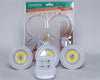 Set 3 Luci Led Cob Con Telecomando Luce Regolabile Lampada Disco Armadio Tx-9728 Illuminazione/Illuminazione per interni/Lampade/Lampade da tavolo e abat-jour Trade Shop italia - Napoli, Commerciovirtuoso.it