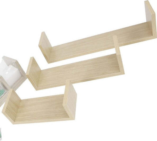 Set-3-Mensole-Da-Parete-Moderne-Design-Con-Bordi-Mensola-Scaffale-Legno-Naturale
