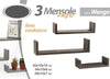 Set-3-Mensole-da-Parete-Moderne-Design-con-Bordi-Mensola-Scaffale-Legno-Wenghe