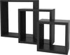 Set 3 Mensole Da Parete Moderne Design Cubo Mensola Scaffale In Legno Mdf Nero Casa e cucina/Organizzazione interni/Porta oggetti cassetti e scaffali/Mensole da muro Trade Shop italia - Napoli, Commerciovirtuoso.it