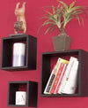 Set-3-Mensole-Da-Parete-Moderne-Design-Cubo-Mensola-Scaffale-In-Legno-Mdf-Nero