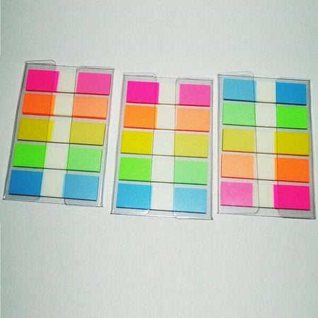 Set-3-Pacchi-Linguette-Segna-Pagina-Autoadesive-Auto-Adesive-Adesivi-1.2x4.5cm