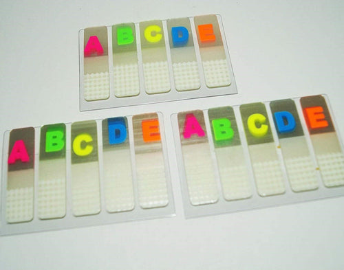 Set 3 Pacchi Linguette Segna Pagina Lettere Autoadesive Auto Adesive Adesivi Giocattoli e infanzia > Scuola > Cancelleria Trade Shop italia - Napoli, Commerciovirtuoso.it