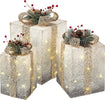 Set 3 pacchi regalo luminosi color bianco e gold uso interno ed esterno Casa e cucina/Decorazioni per interni/Addobbi e decorazioni per ricorrenze/Decorazioni natalizie/Luci natalizie/Catene luminose per esterni MagiediNatale.it - Altamura, Commerciovirtuoso.it