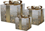 Set 3 pacchi regalo luminosi color bianco e oro uso interno ed esterno Casa e cucina/Decorazioni per interni/Addobbi e decorazioni per ricorrenze/Decorazioni natalizie/Luci natalizie/Catene luminose per esterni MagiediNatale.it - Altamura, Commerciovirtuoso.it