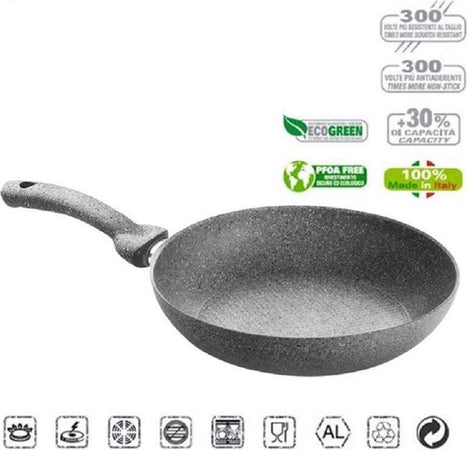 Set 3 Padelle In Pietra Antiaderenti Regina Di Pietra Diametro 20 - 24 - 28 Cm Casa, arredamento e bricolage > Cucina > Pentole e Padelle Trade Shop italia - Napoli, Commerciovirtuoso.it