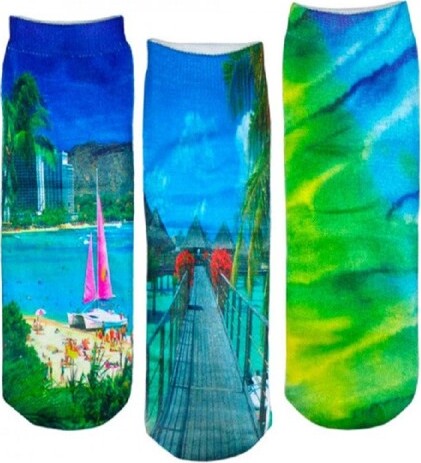Set 3 Paia Di Calzini Funny Trip Calze Da Donna Con Stampe Colorate 3d Tg. Unica Moda/Donna/Abbigliamento/Calze e collant/Calzini Trade Shop italia - Napoli, Commerciovirtuoso.it
