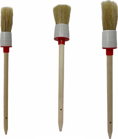 Set 3 Pennelli A Testa Tonda Setole Naturali Per Pittura Varie Dimensioni 90299 Fai da te/Pitture trattamenti per pareti e utensili/Strumenti e attrezzi per verniciatura/Applicazione colore/Pennelli/Pennellesse Trade Shop italia - Napoli, Commerciovirtuoso.it