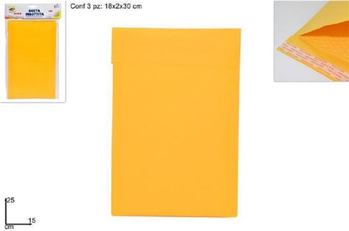 Set 3 Pezzi Buste Imbottite Misura 15x25cm Spedizioni Postali Lettere Bolle Aria Casa, arredamento e bricolage > Prodotti per Ufficio > Scatoli e Imballaggi Trade Shop italia - Napoli, Commerciovirtuoso.it