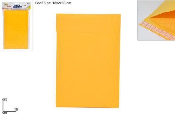 Set-3-Pezzi-Buste-Imbottite-Misura-15x25cm-Spedizioni-Postali-Lettere-Bolle-Aria