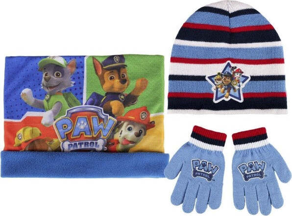 Set 3 Pezzi Cappello Guanti Scaldacollo Felpati Paw Patrol Bambino Bambina Moda/Bambine e ragazze/Accessori/Sciarpe Trade Shop italia - Napoli, Commerciovirtuoso.it