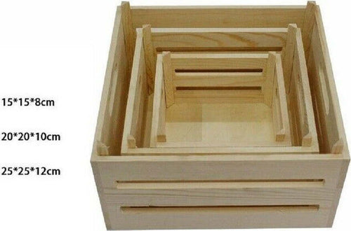 Set 3 Pezzi Cassette Cesti In Legno Naturale Tris Decoupage Contenitori 53470a Casa, arredamento e bricolage > Arredamento > Portaoggetti Trade Shop italia - Napoli, Commerciovirtuoso.it