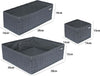 Set 3 Pezzi Contenitore Scatola Organizer Salvaspazio Per Cassetti Armadi 59456 Casa, arredamento e bricolage > Soluzioni salvaspazio > Scatole per Biancheria Trade Shop italia - Napoli, Commerciovirtuoso.it